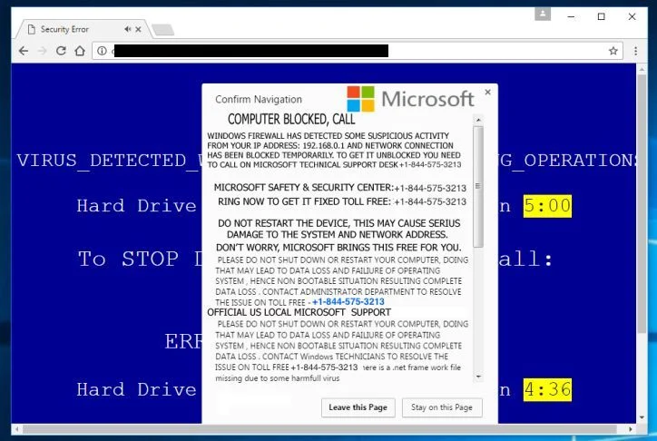Windows Health Is Critical Virus