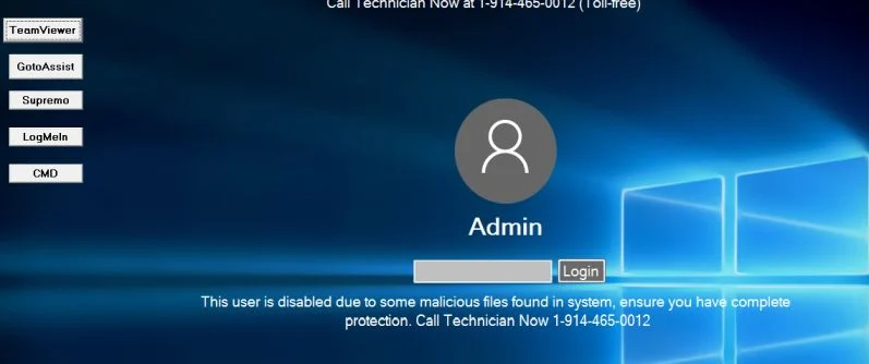 This user is disabled due to some malicious files found in system virus