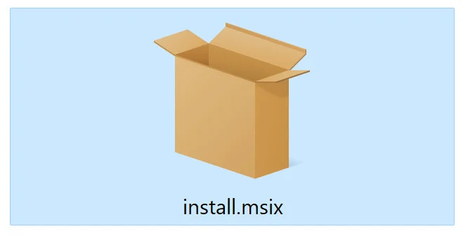 Image: Install.msix Trojan 