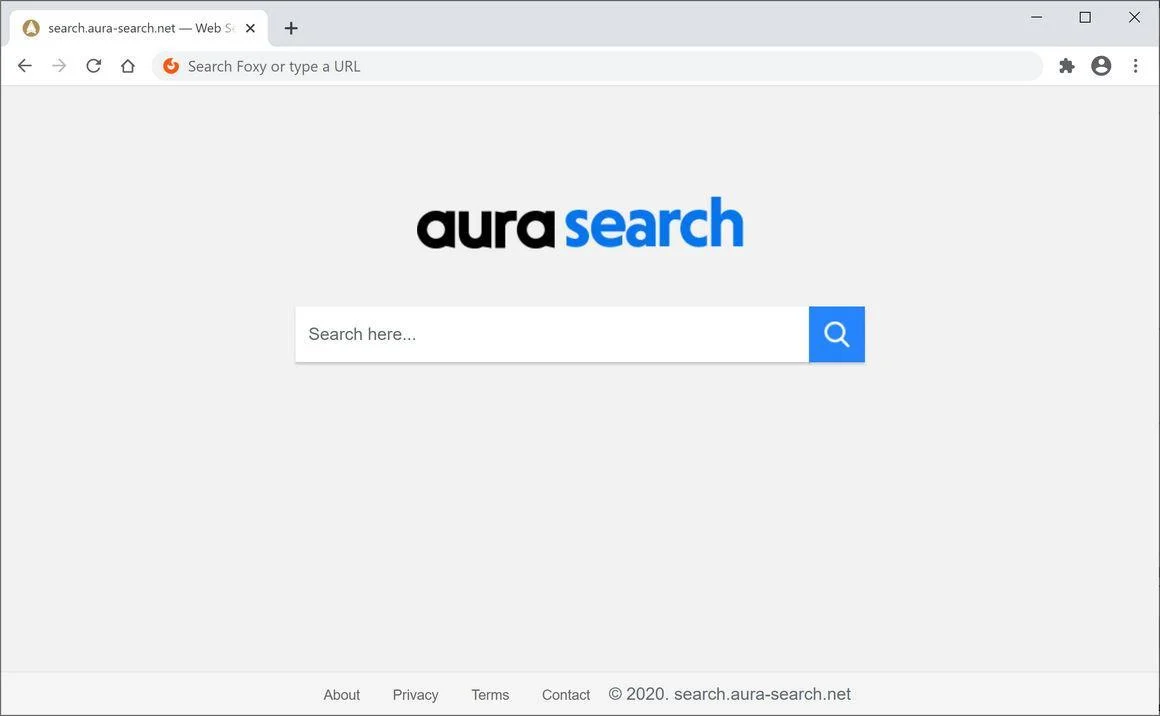 Image: Chrome browser is redirected to Auratab