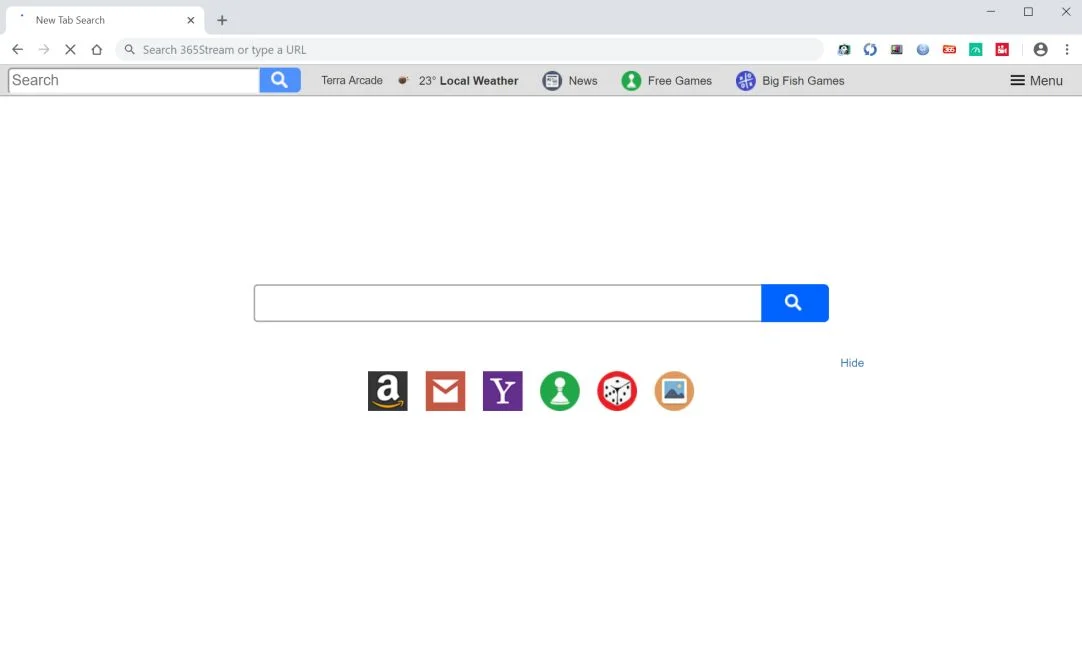 Search.terraarcade.com redirect virus