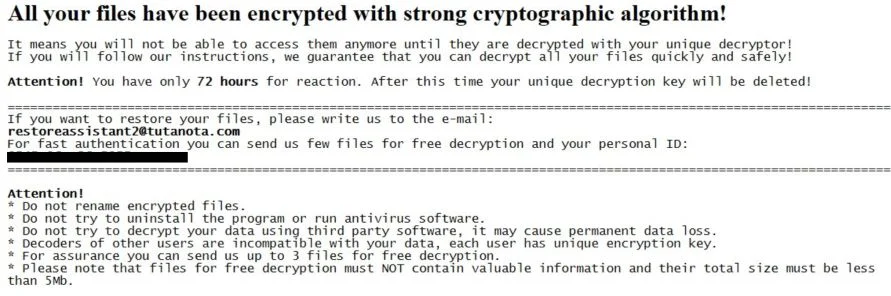 Locked_file Ransomware Virus
