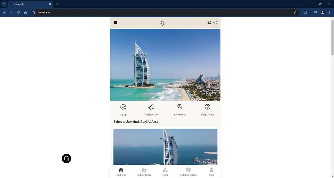 Jumeira.vip scam