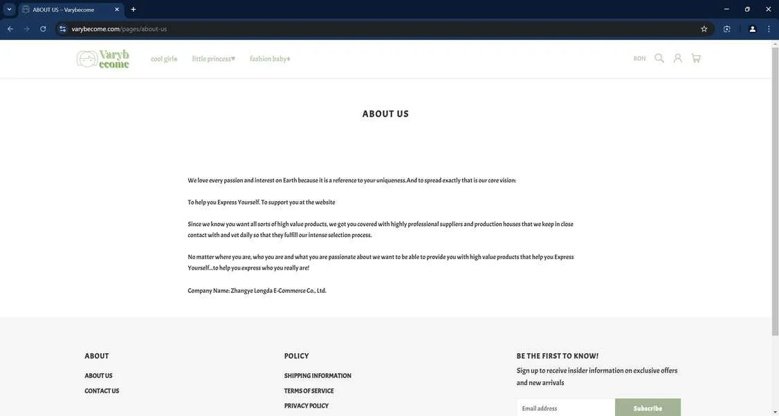 Steer Clear of Varybecome.com Scam Store - Don't Get Duped 1 Varybecome.com scam