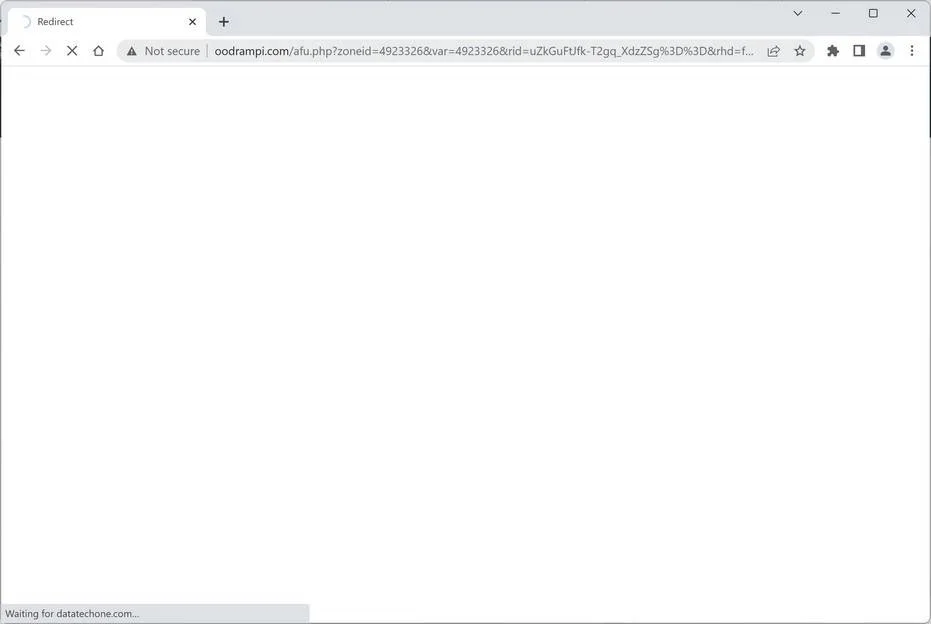 How To Remove Oodrampi.com Ads (Virus Removal Guide) 1 Image: Chrome browser is redirected to Oodrampi.com