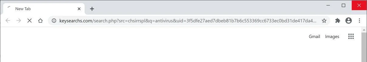 Image: All Mypage redirecting search query through keysearchs.com