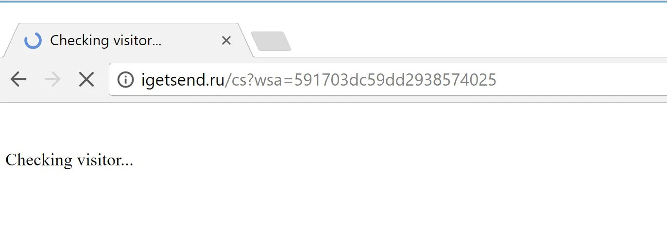 Igetsend.ru redirect virus