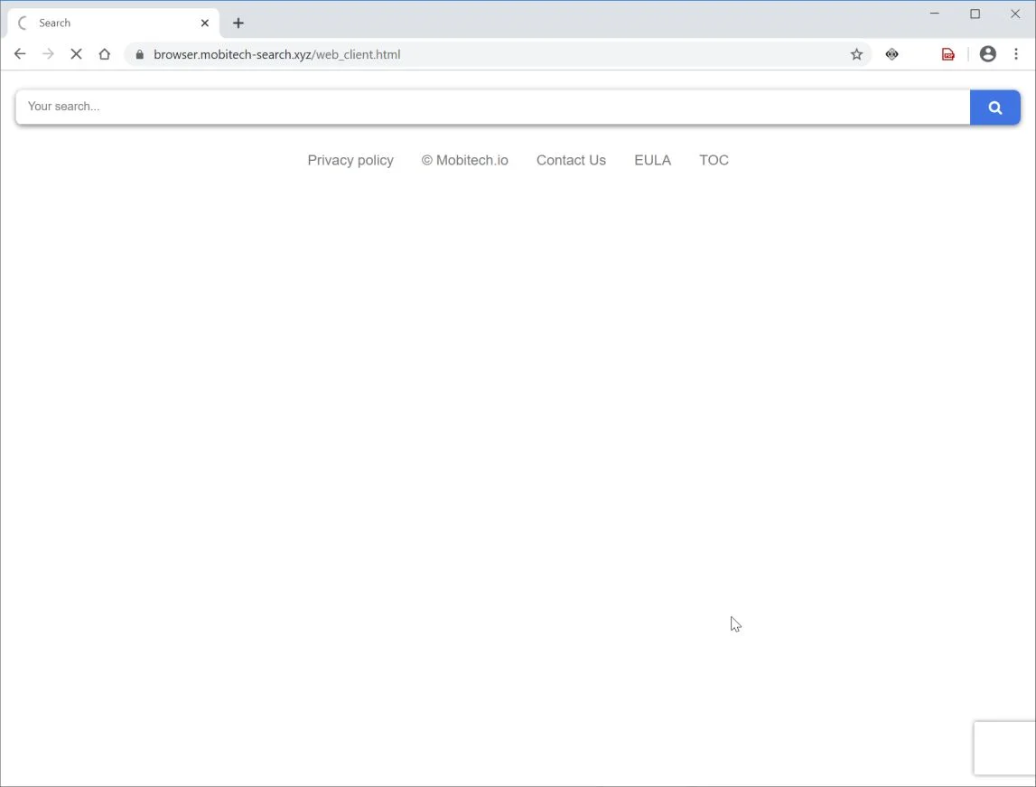 Remove Browser.mobitech-search.xyz redirect (Virus Removal Guide) 1 Image: Chrome browser is redirected to Browser.mobitech-search.xyz
