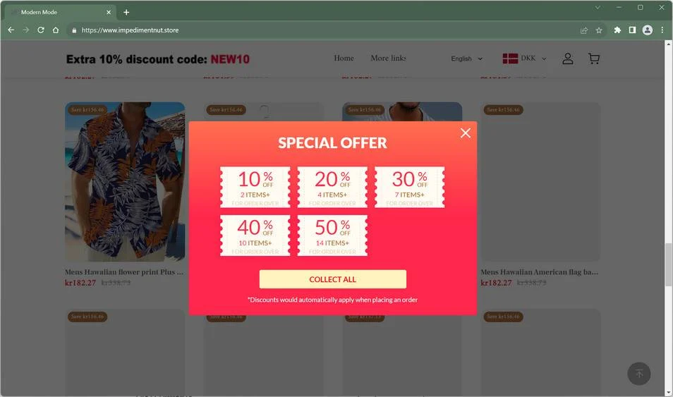 impedimentnut.store scam