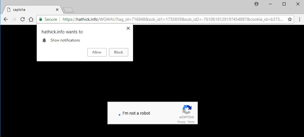 hathick.info redirect scam