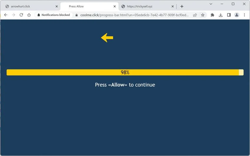 Remove Coolme.click Pop-up Ads (Virus Removal Guide) 1 Image: Coolme.click Ads