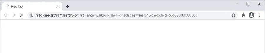 Remove DirectStreamSearch Search (Virus Removal Guide) 1 Image: Chrome browser is redirected to DirectStreamSearch Search