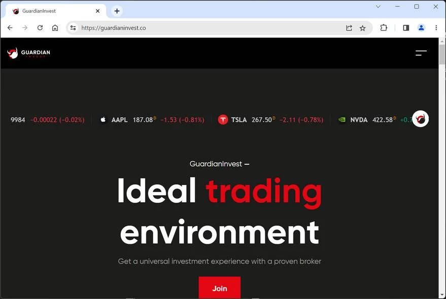 Guardianinvest.co scam