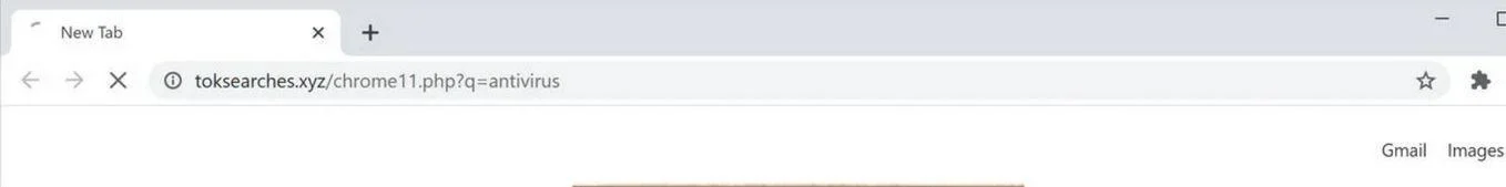 Image: Chrome browser is redirected to BipApp