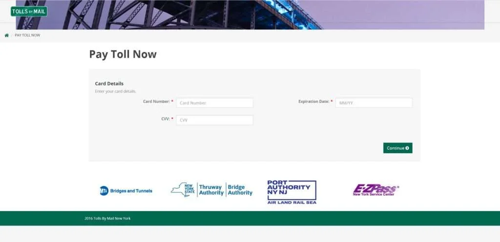 Alert: Don't Get Fooled By the TollsInfosNY.com Toll Scam 2 Tolls by Mail NY Services 2