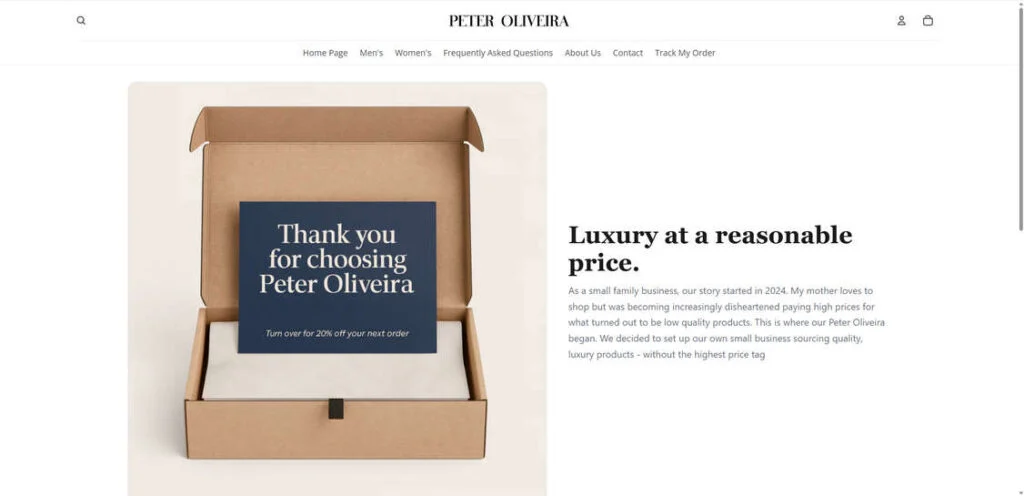 Peteroliveira.com scam