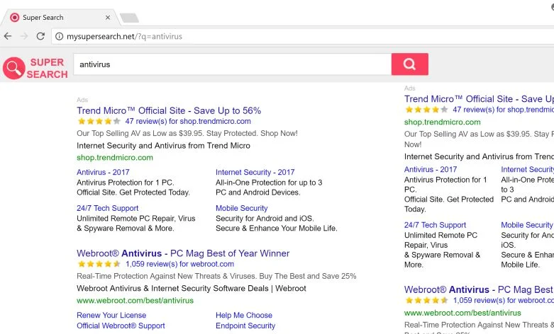 mysupersearch.net virus