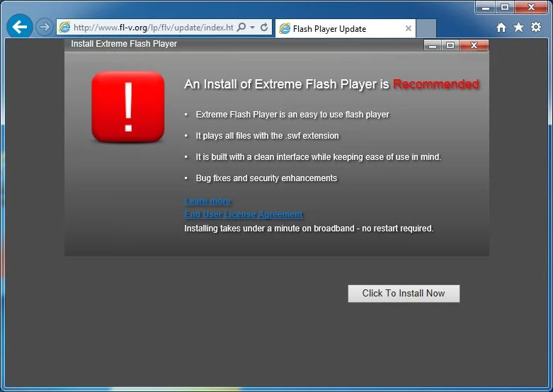 [Image: Fl-v.org popup virus]