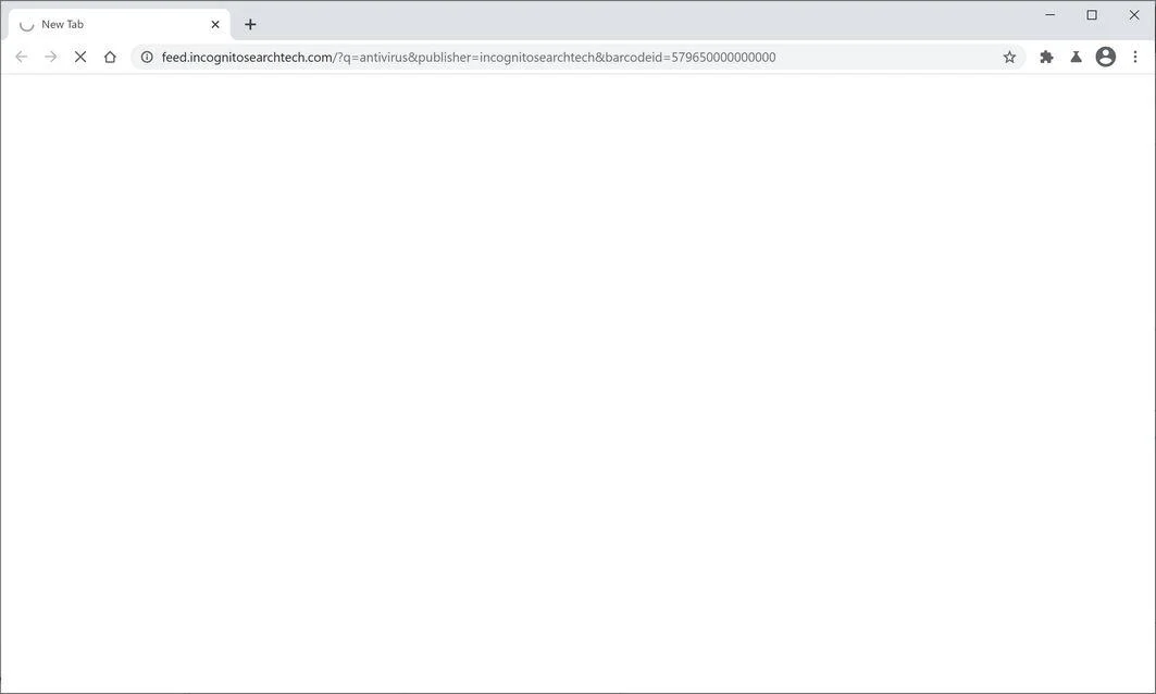 Remove IncognitoSearchTech Search redirect (Virus Removal Guide) 1 Image: Chrome browser is redirected to IncognitoSearchTech Search