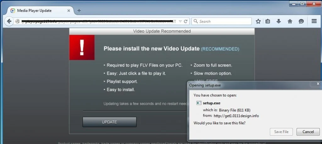 noteupgrade.theupdateschecker.org virus