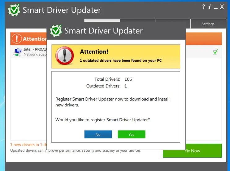 Smart Driver Updater adware