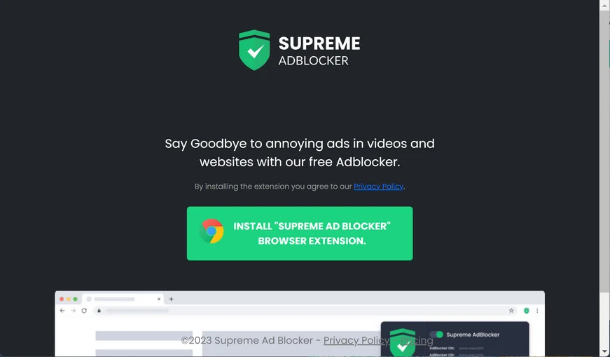 Supremoadblocko.com ad