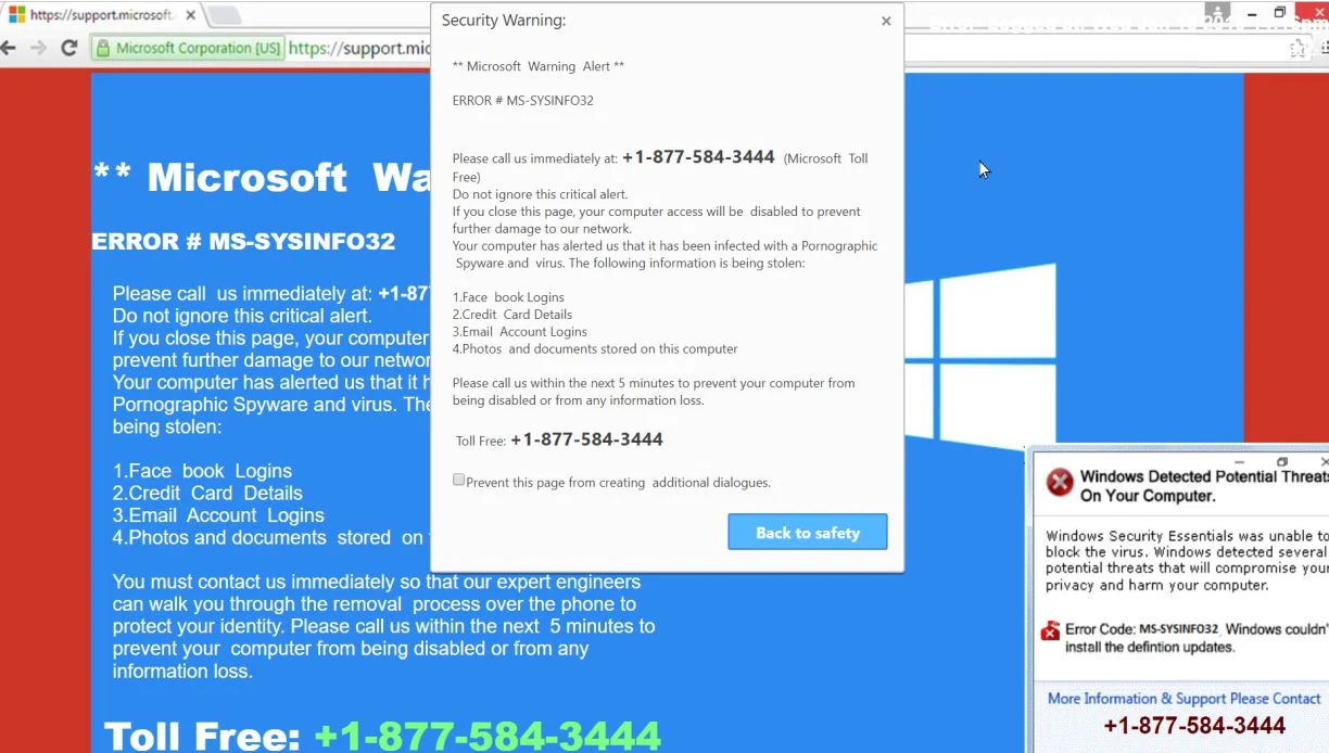 Error Code # XLMR01F7985 - Microsoft Scam