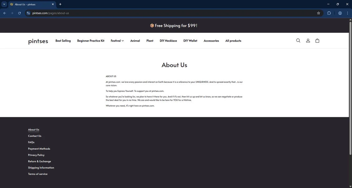 Pintses.com Review: A Fake Store You Should Avoid 1 Pintses.com scam