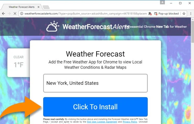 weatherforecastalerts.com virus