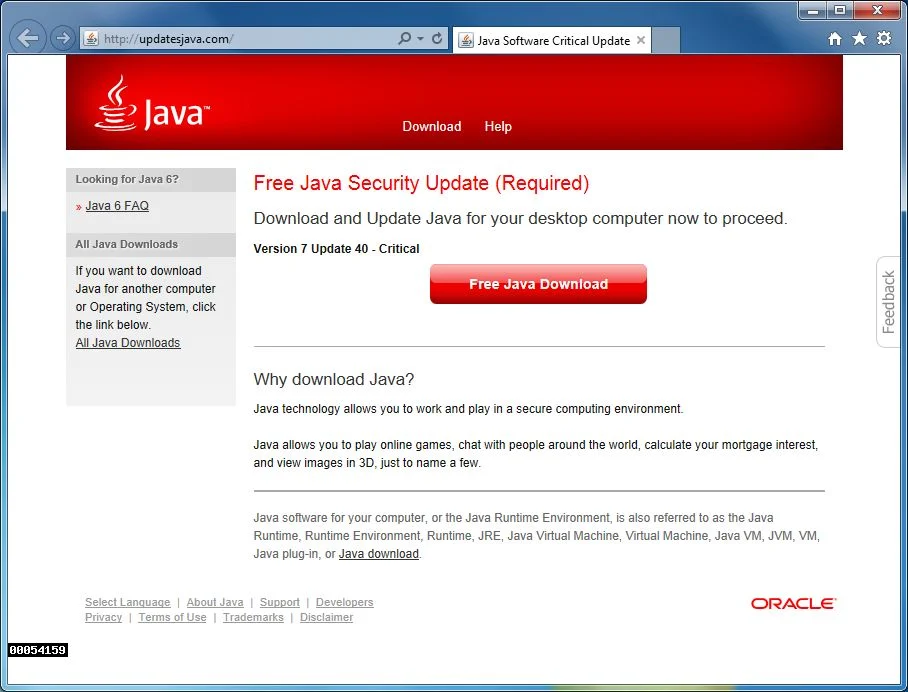 [Image: UpdatesJava.com pop-up virus]