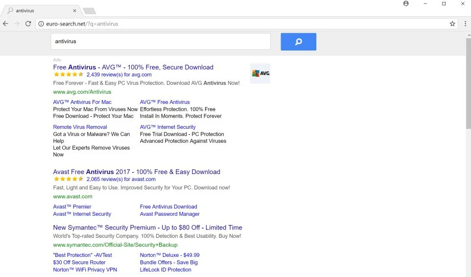 Euro-search.net redirect virus