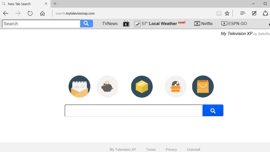 Search.mytelevisionxp.com Virus