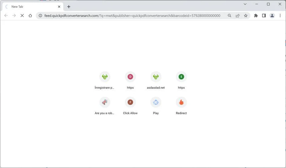 Remove QuickPDFConverterSearch Search (Virus Removal Guide) 1 Image: QuickPDFConverterSearch browser hijacker