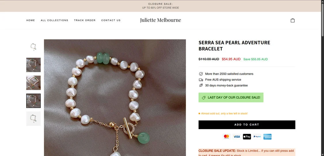 Juliette-melbourne.com scam