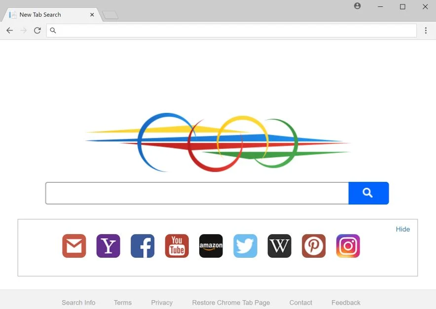 Search Info New Tab Search redirect