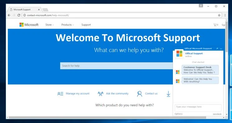 Contact-microsoft.com virus