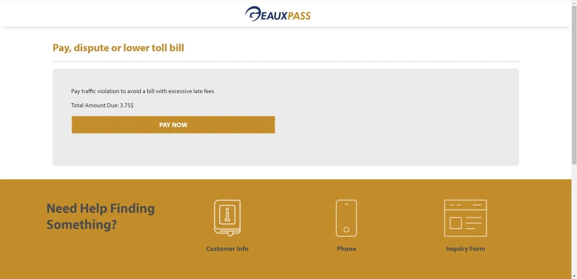 GeauxPass scam
