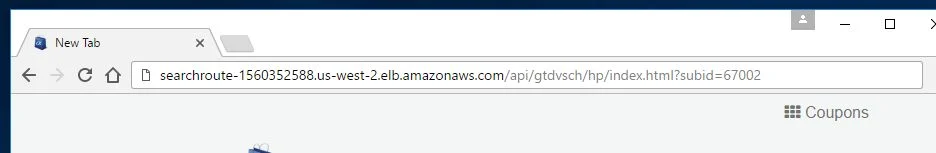Searchroute-1560352588.us-west-2.elb.amazonaws.com Removal Guide 1 searchroute-1560352588.us-west-2.elb.amazonaws.com adware
