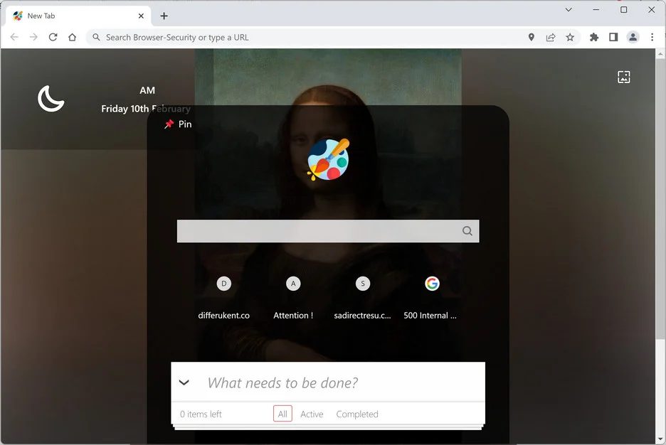 Image: Art Tab Chrome new tab page