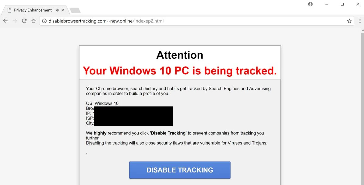 Your Windows 10 PC is being tracked Virus