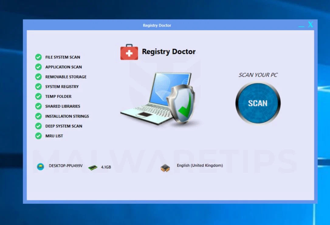 How to remove Registry Doctor (Virus Removal Guide) 1 Image: Registry Doctor