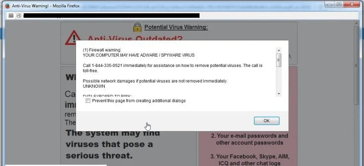 1newmessagealerts.com virus