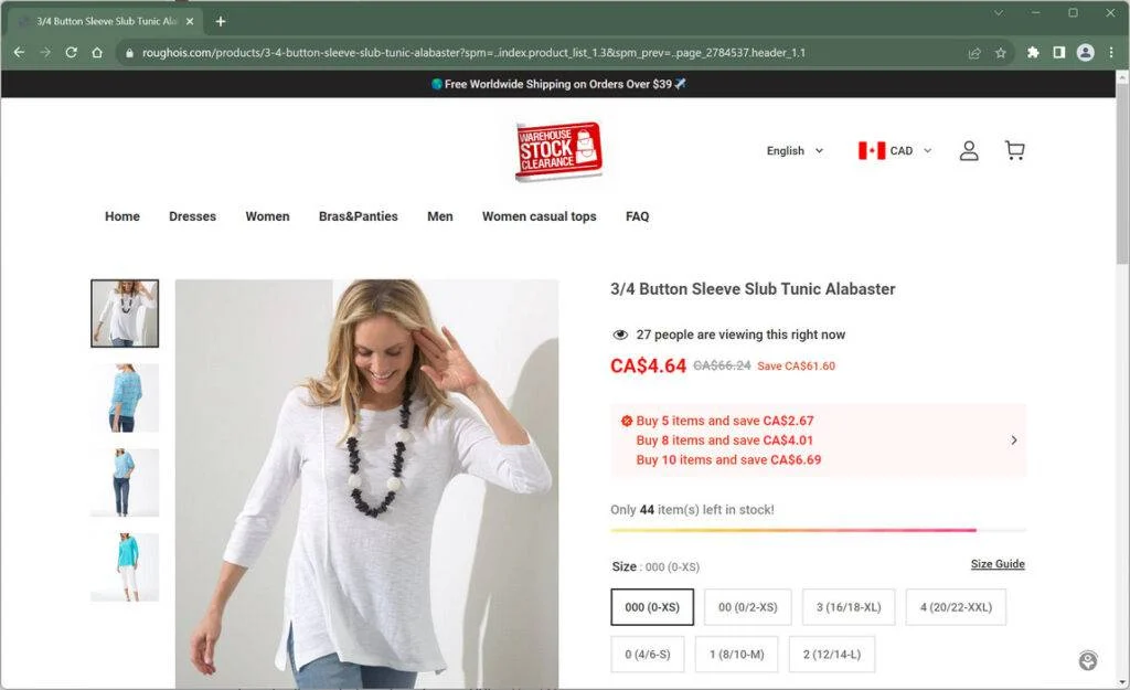 Roughois.com Scam: Don't Fall for This Fake Store 1 Roughois.com china