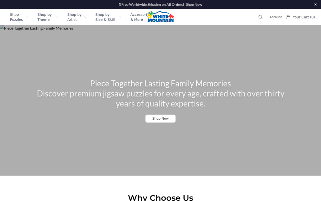 Whitemountainpuzzlesfun.com scam