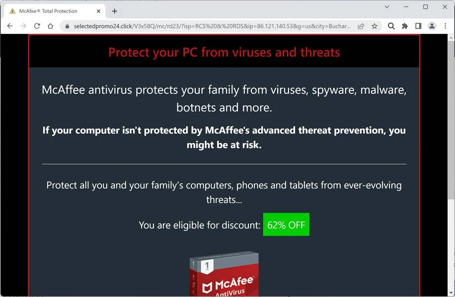 Remove Selectedpromo24.click Ads (Virus Removal Guide) 1 Image: Selectedpromo24.click Ads