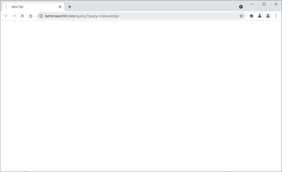 Remove Bettersearchtr.com redirect (Virus Removal Guide) 1 Image: Chrome browser is redirected through Bettersearchtr.com