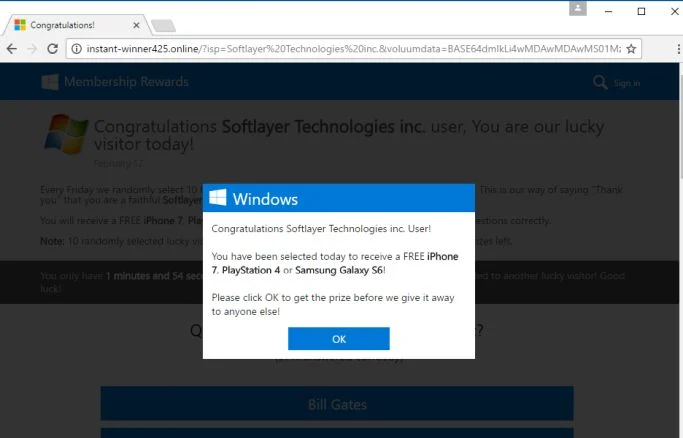 instant-winner425.online virus