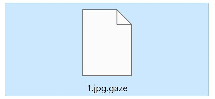 Image: GAZE Files Encrypted