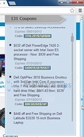 [mage: Search Deals popup ads]