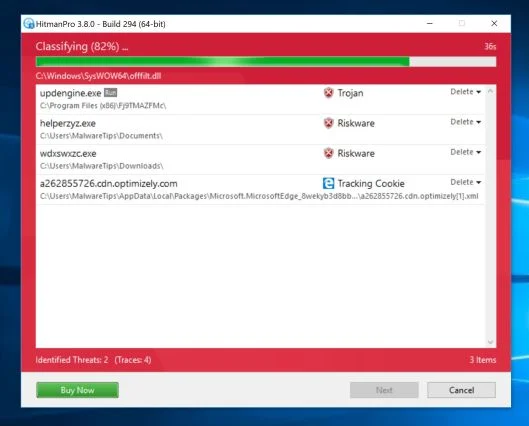 Remove InstapaperText extension by ninaa.club (Chrome Scam) 1 HitmanPro scanning for InstapaperText extension by ninaa.club virus